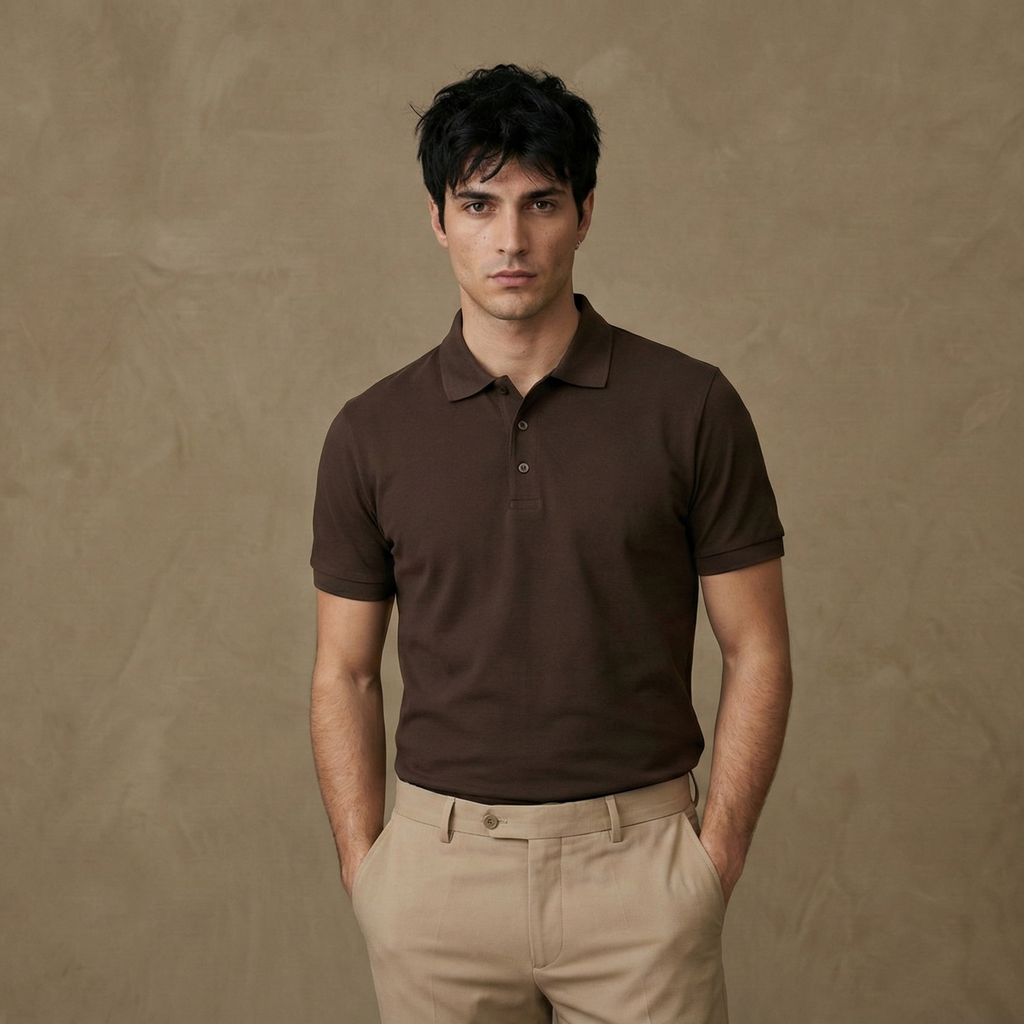 Heritage Polo T-Shirt (S, Arabica)